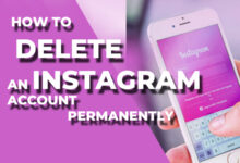 How to delete an Instagram account permanently?
