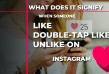 What does it signify when someone like, double-tap like & unlike on Instagram?