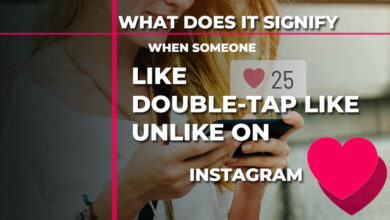 What does it signify when someone like, double-tap like & unlike on Instagram?