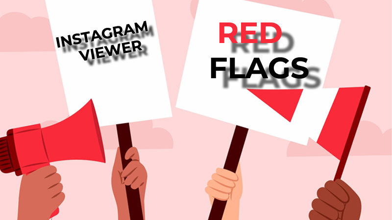 Instagram Viewer Red Flags