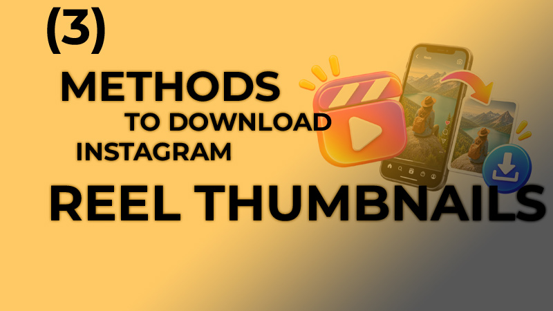 Methods to Download Instagram Reel Thumbnails
