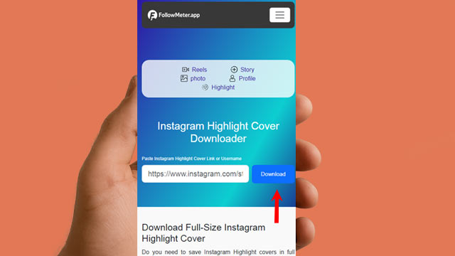 Download and Save Highlight covers