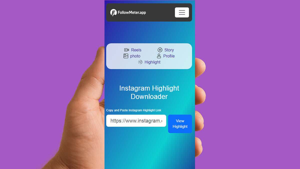 Instagram Highlight Downloader